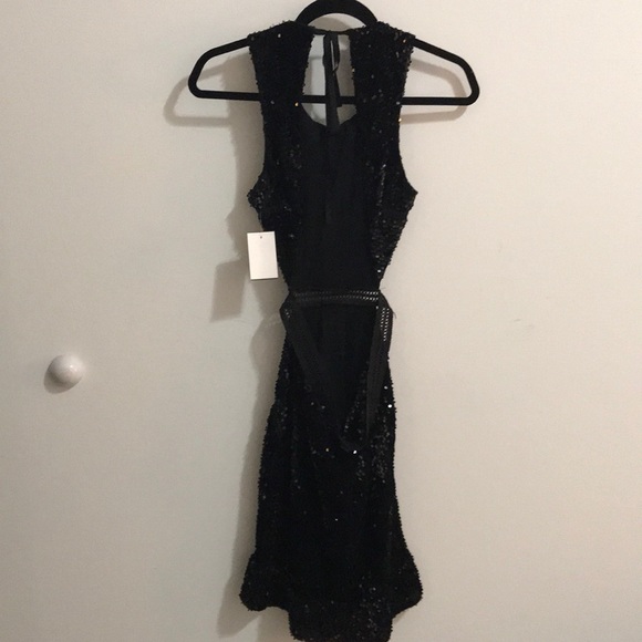 Olivaceous Black Sequin Dress - Picture 5 of 10